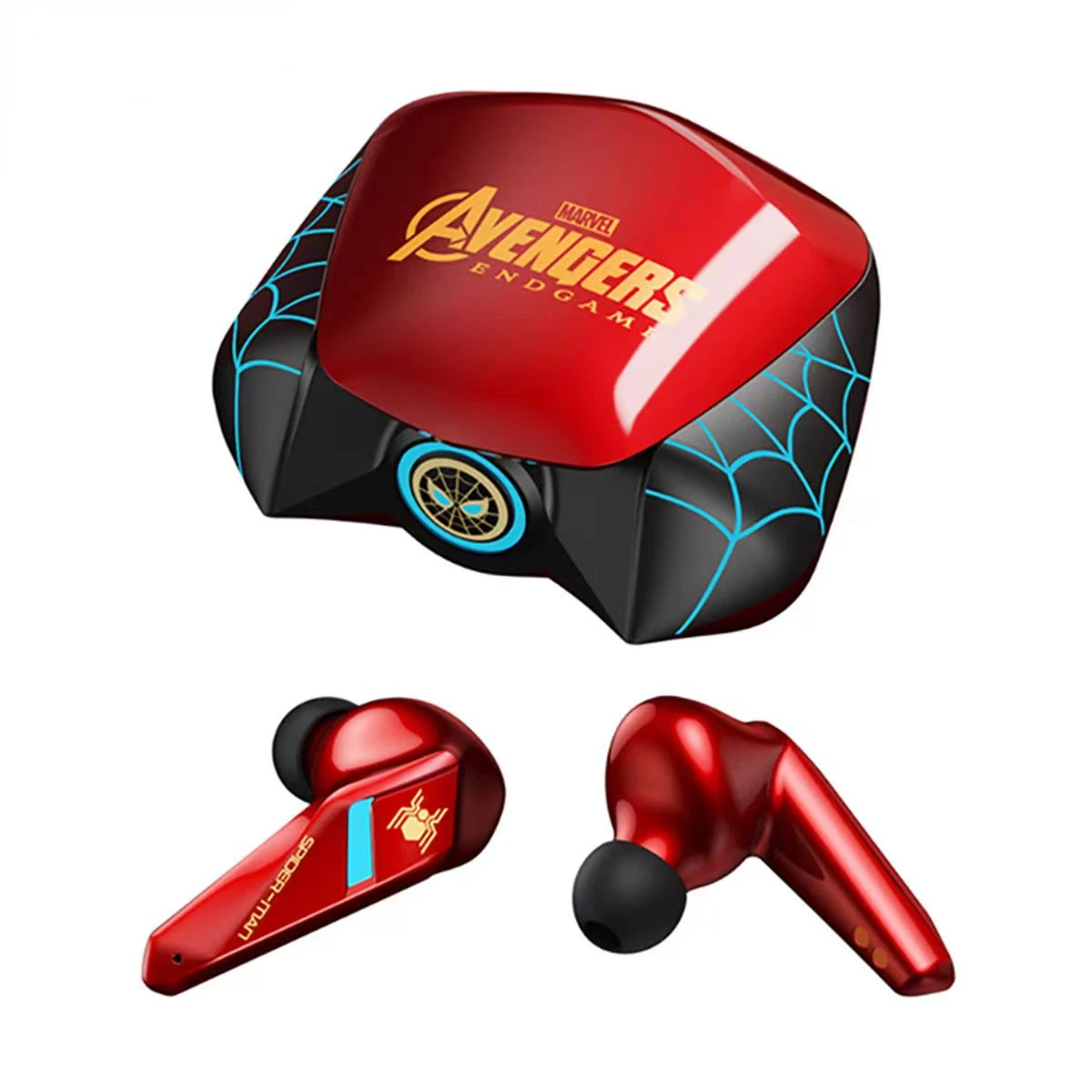 

Disney Iron Man Wireless TWS Bluetooth Earphone Noise Reduction Sports Gaming Waterproof Earbuds with Mic Headphone