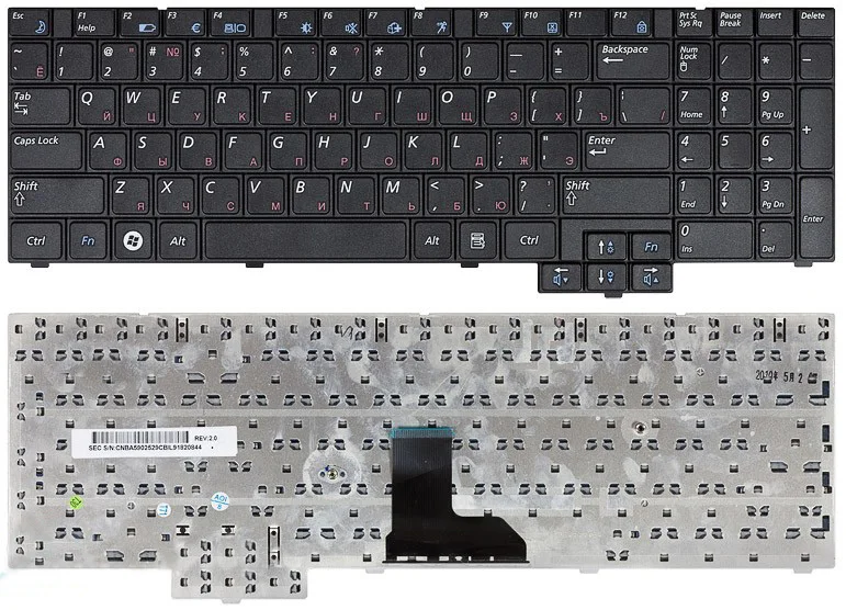 Клавиатура для Samsumg NP-RV510-A01 черная | Компьютеры и офис