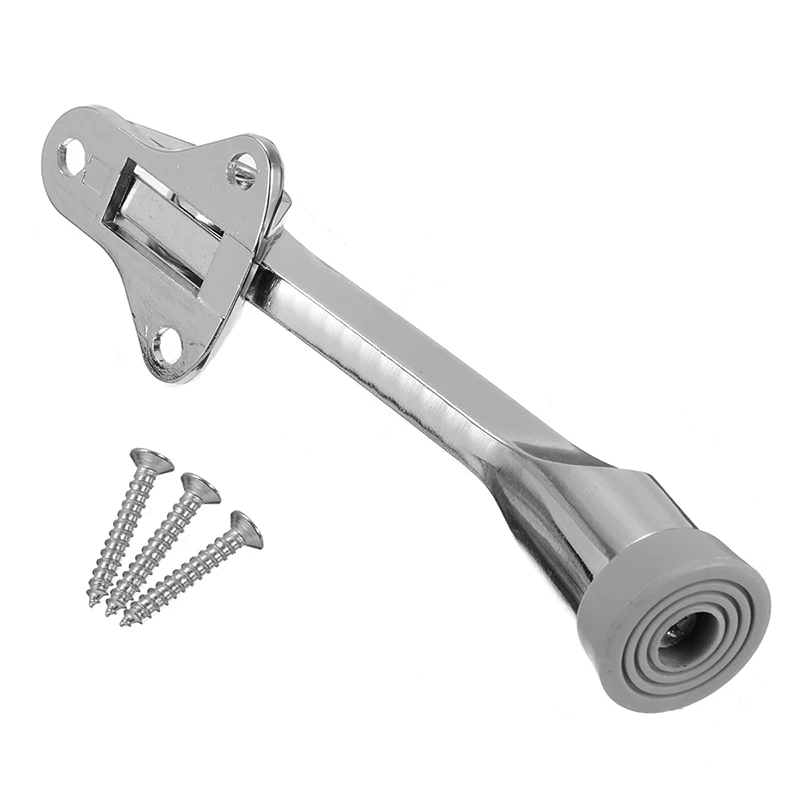 Дверной ограничитель "kick-down". Нога для фиксации двери. Фиксатор для ножек обогревателя. Фиксатор двери резиновый. Фиксатор дверной откидной стоппер.