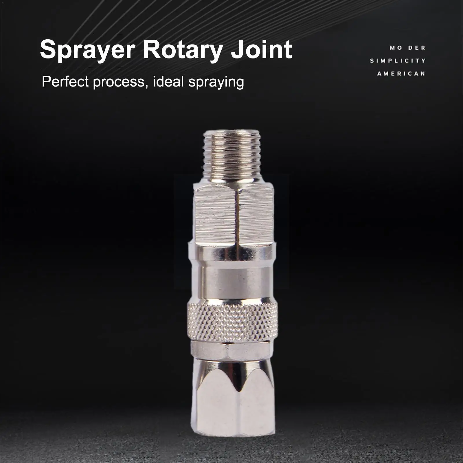 

Airless Sprayer Joint 1/4 Inch Female Swivel Joint For Graco Airless Spray Gun High Pressure Pipe Connector Accessories K6I0