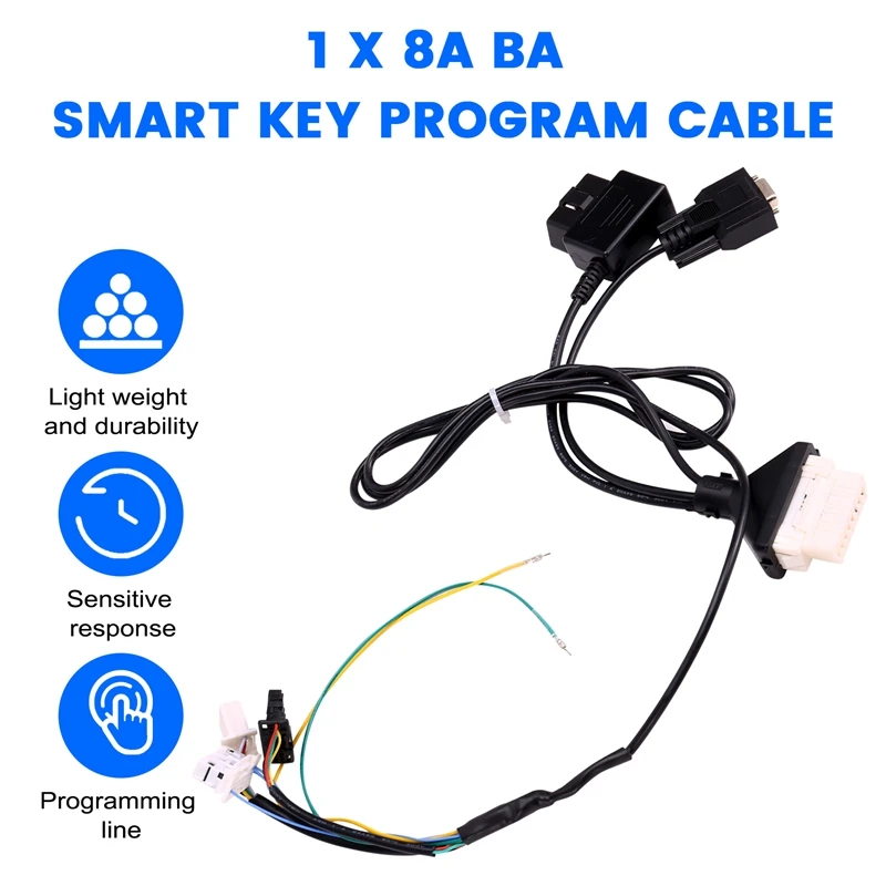 Кабель 4A 8A BA Smart Key Program 16-контактный OBD кабель для Autel OBDSTAR K518 Xhorse Tool Plus Toyota Lexus