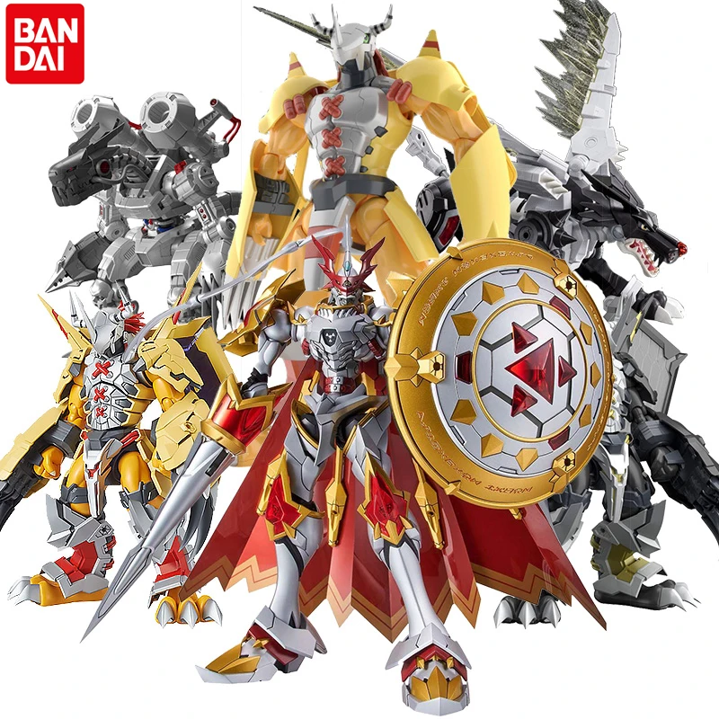 In stock Bandai Digimon Adventure Assembly TV Wargreymon Mugendramon Imperialdramon Action Model  Anime Figurals Brinquedos Toys