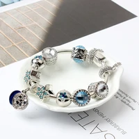 fashion jewelry bright star opal bracelet diy creative custom hand jewelry star bracelet for women