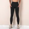 Black Leggings Women High Waist Yoga Seamless Sweatpants Knitted Breathable Hip Lift Fitness Clothes for Woman Joggers Legging 6
