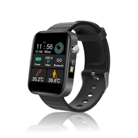 t68 men women smart watch with body temperature measure sports fitness watch heart rate blood pressure oxygen monitor smartwatch