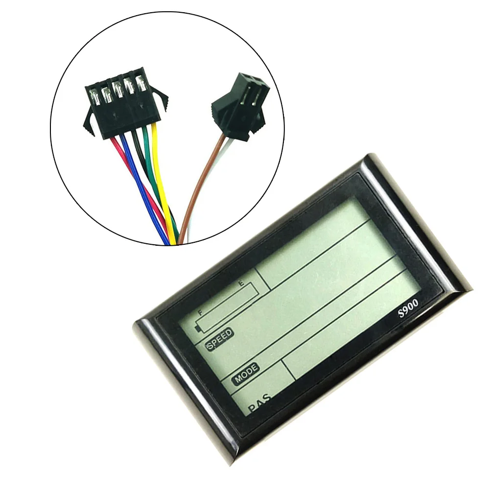 

Cycling Display JN LCD-S900 36V/48V 5 Pin SM Practical Sporting Waterproof With Light Plug Accessories Components