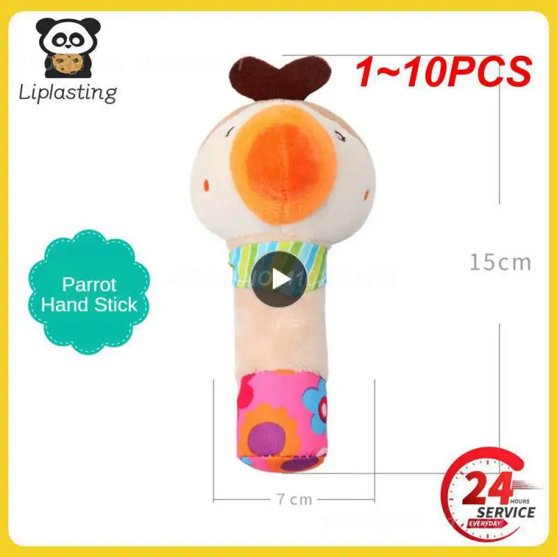 

1~10PCS New Baby Rattles Toys 0-24 Months Mobile Hanging Bed Stroller Newborn Grab Ability Training Plush Toys Baby Boys