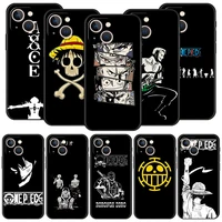one piece luffy logo anime luxury phone case for iphone 13 12 11 pro max mini 7 8 plus shell iphone x xr xs max se 2022 cover