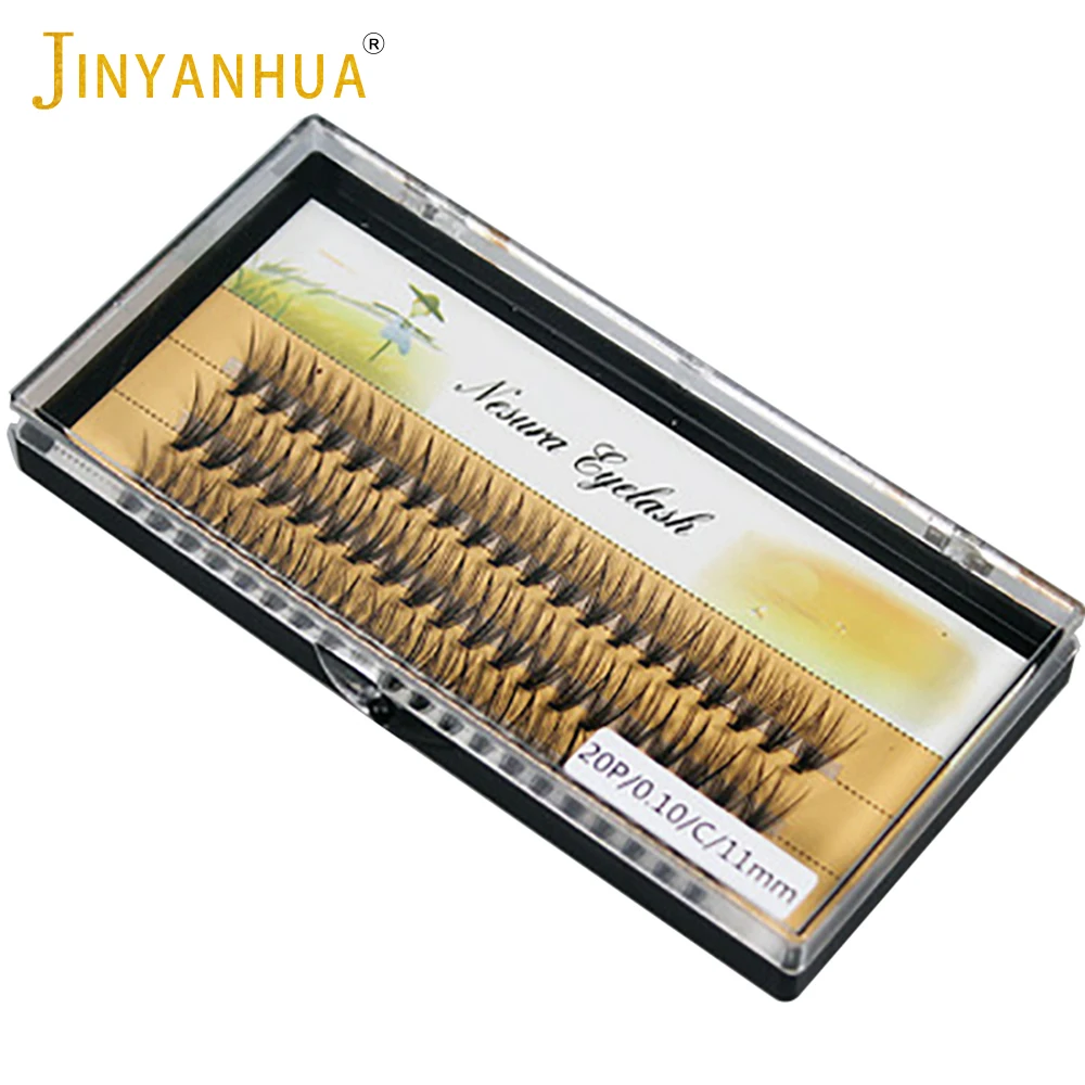 

Grafting Hot Melt 20P 0.10 Fan Lashes Beauty Salon Grafting False Eyelashes Korean Scarecrow Single Cluster Planting Eyelashes