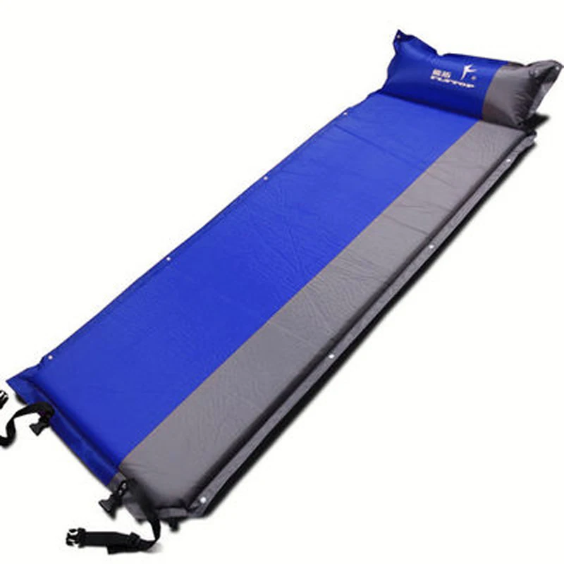 

Flytop Single Person Automatic Inflatable Mattress Outdoor Camping Fishing Beach Mat Office Lunch Sleeping Pad (170+25)*65*5cm