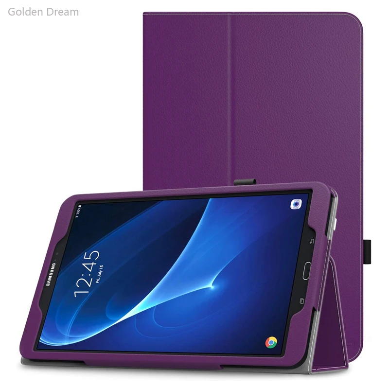

Case For Samsung Galaxy Tab A 10.1 2016 Funda T580 T585 SM-T580 Cover Flip Tablet Cover Leather Smart Magnetic Stand Shell Cover