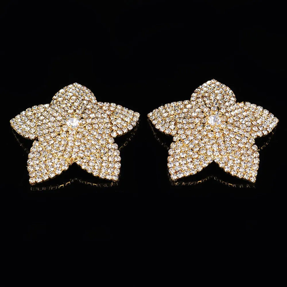 2 упаковки сексуальные украшения для тела накладки на соски наклейки блестящие