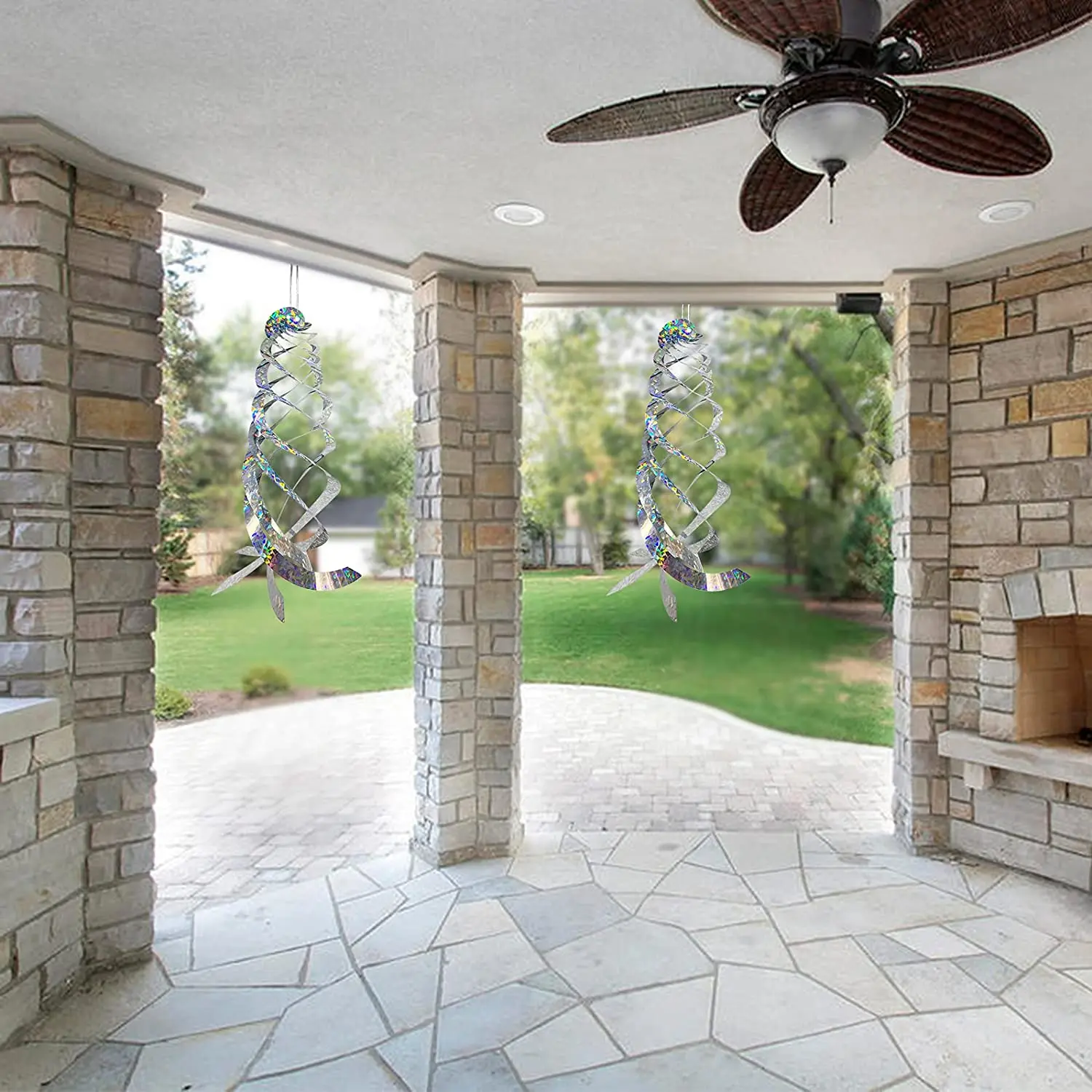 Спиральные отражатели из серебра и майлара 6 упаковок