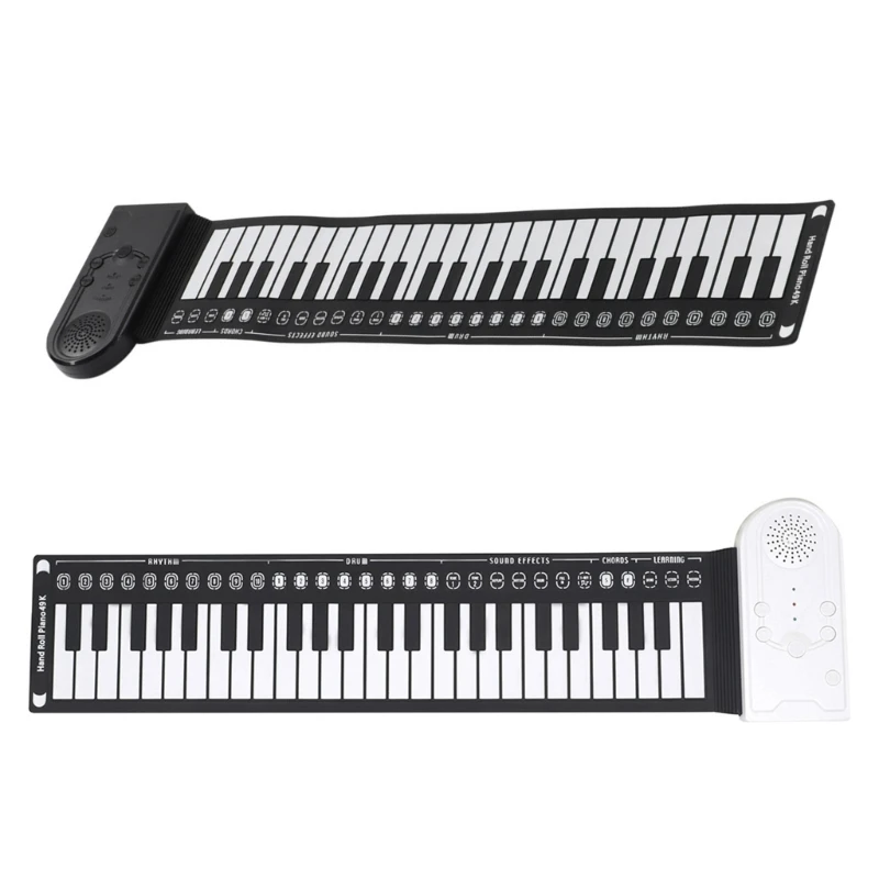 

Multifunctional 49 Key Roll Up Piano Foldable Electronic Piano Music Instrument