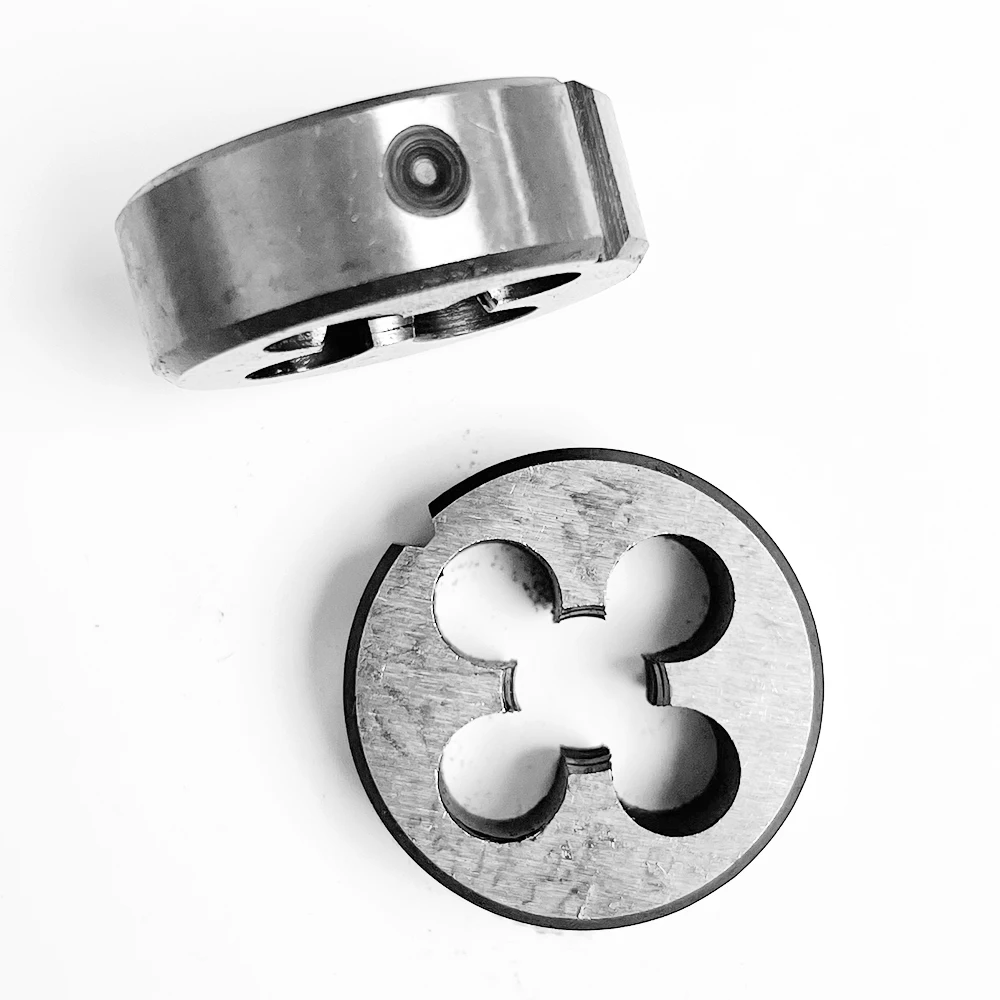 Круглые штампы HUAZHICHUN 1/2 дюйма-20 UNF метрический круглый штамп резьбонарезной из