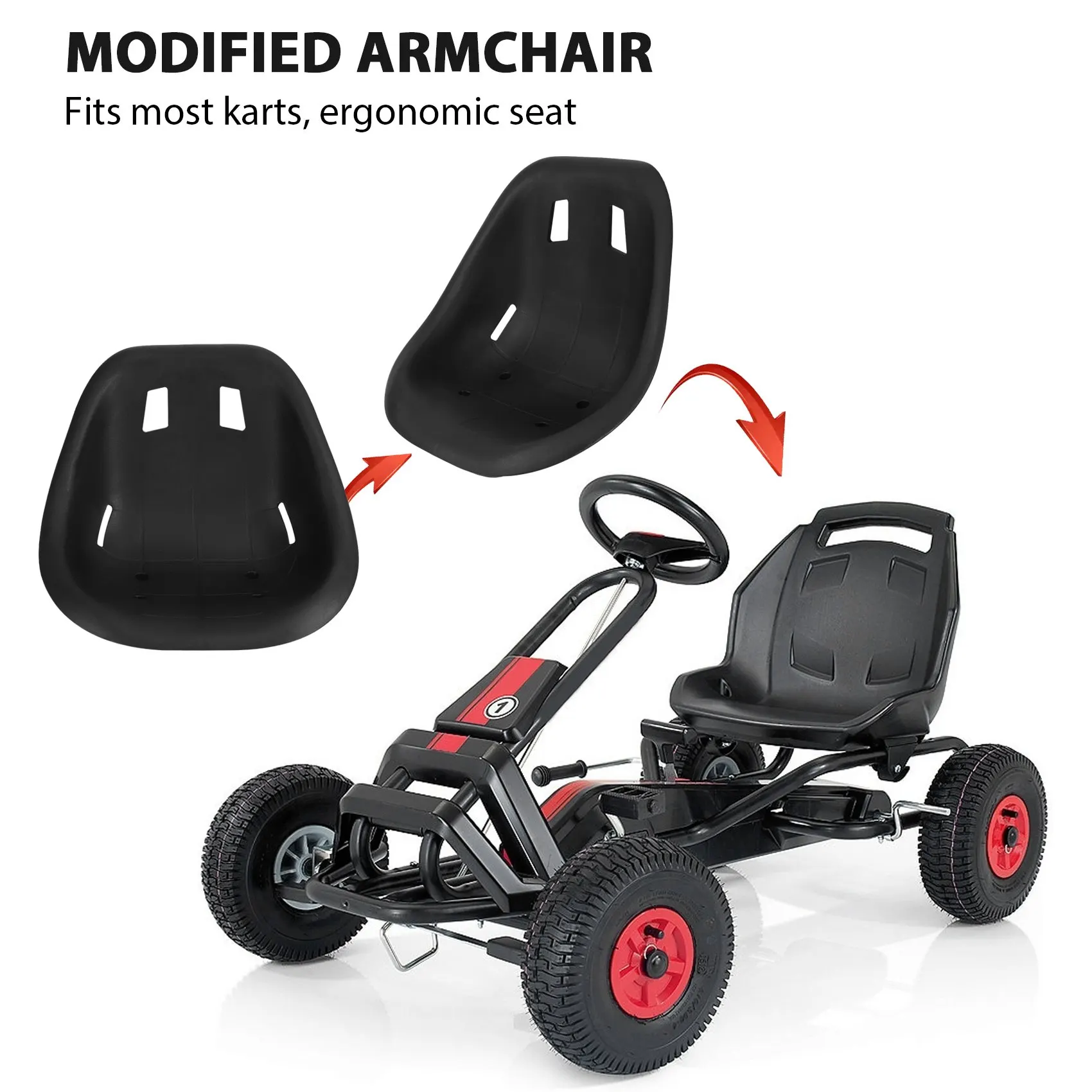 Балансирующий автомобиль Дрифтинг Карт Гоночное сиденье Модифицированный стул