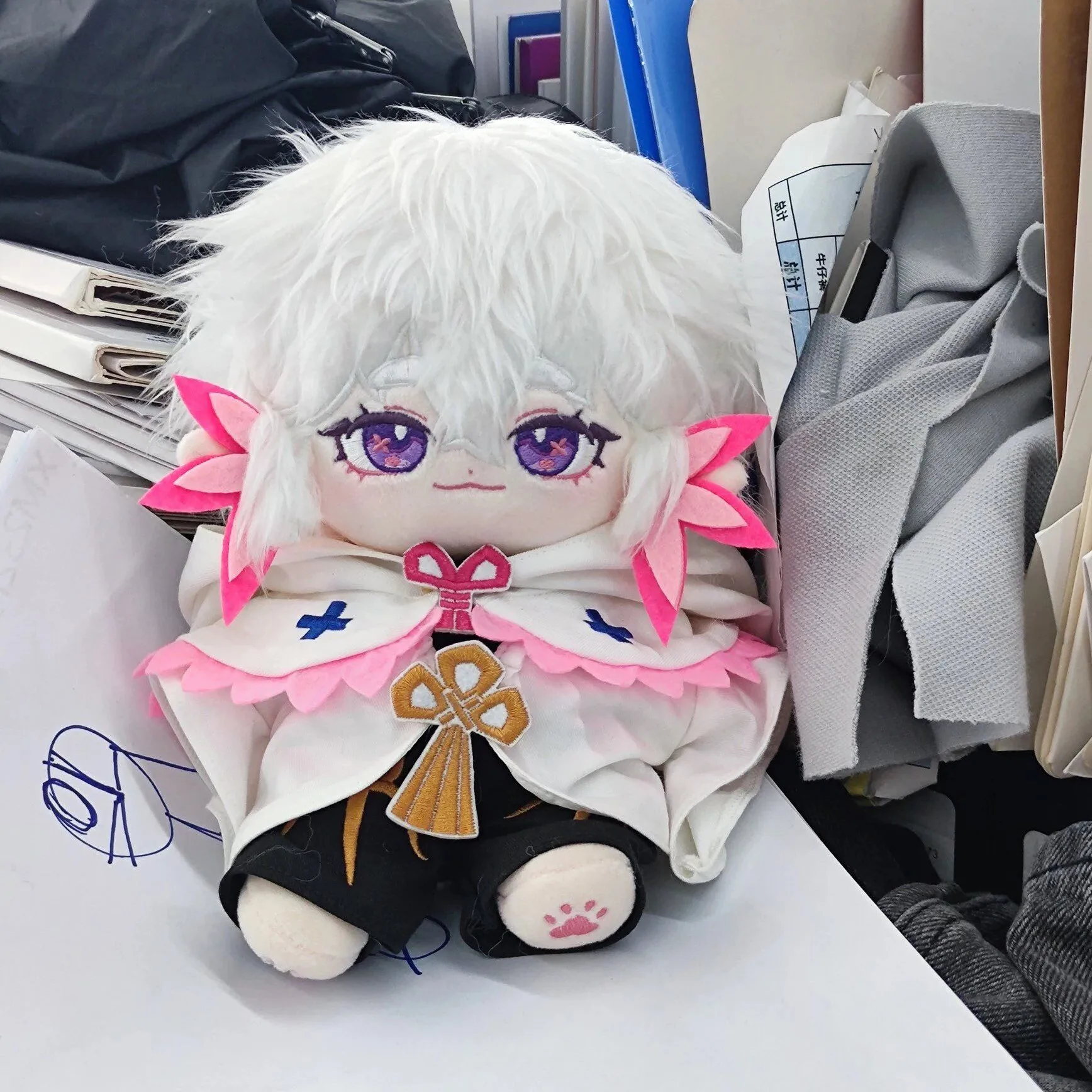 

Anime Game Fate/Grand Order Merlin 20cm Plush Stuffed Doll Body Cosplay Dress Up Dolls Mascot Plushie Pillow Lovely Xmas Gift