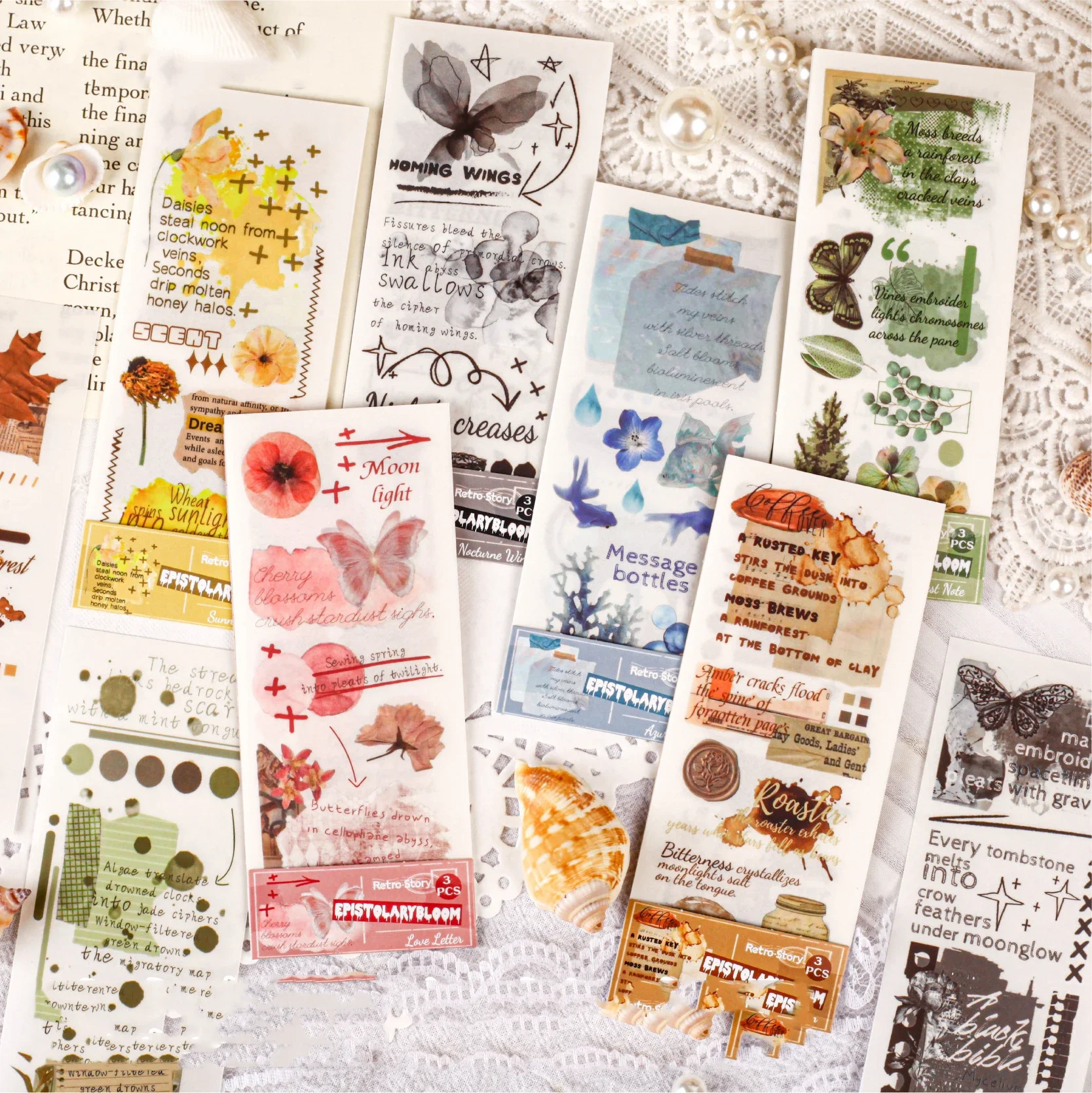

Набор стикеров Jianwu Love Letter Murmurs Series