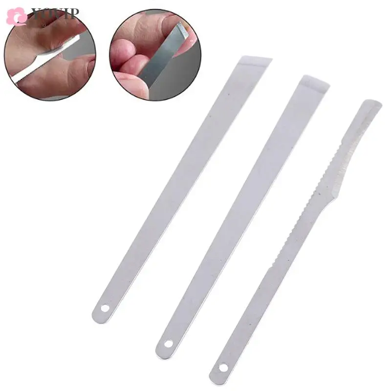 

3Pcs/Set Manicure Pedicure Tools Toe Nail Knife Shaver Nail Clipper Dead Skin Remover Ingrown Cuticle Foot Care Tools
