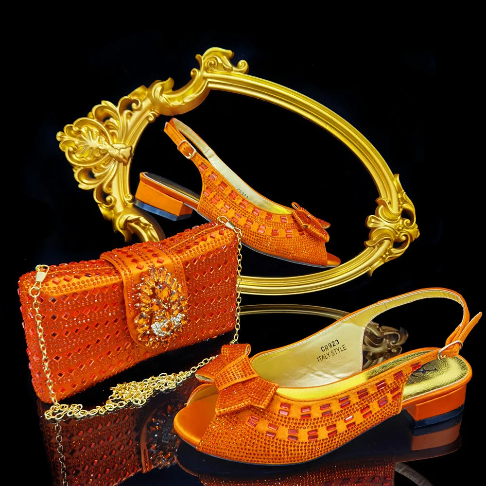 

Новое поступление, комплект женской обуви и сумок в итальянском стиле, нигерийский черный цвет, стандартная африканская для вечерние в черн...