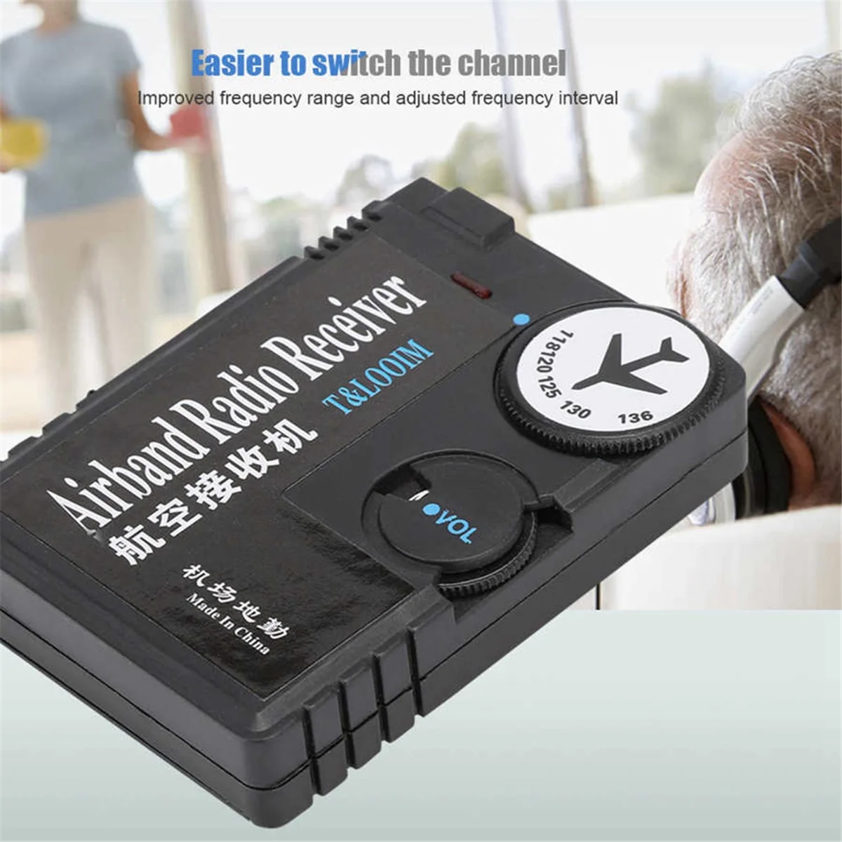 Радиоприемник Airband 118-136 МГц высокочувствительный приемник Aeronautical Band Air-To-Ground