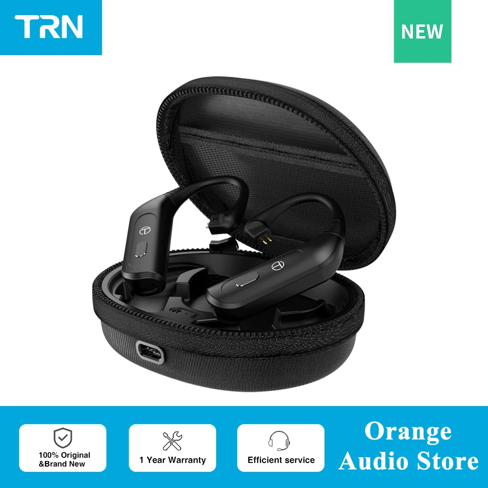 

TRN BT20XS Wireless Bluetooth 5.3 HIFI EarphoneS Module Wireless Upgrade Cable 2PIN/MMCX Connector Replaceable plug Ear Hook