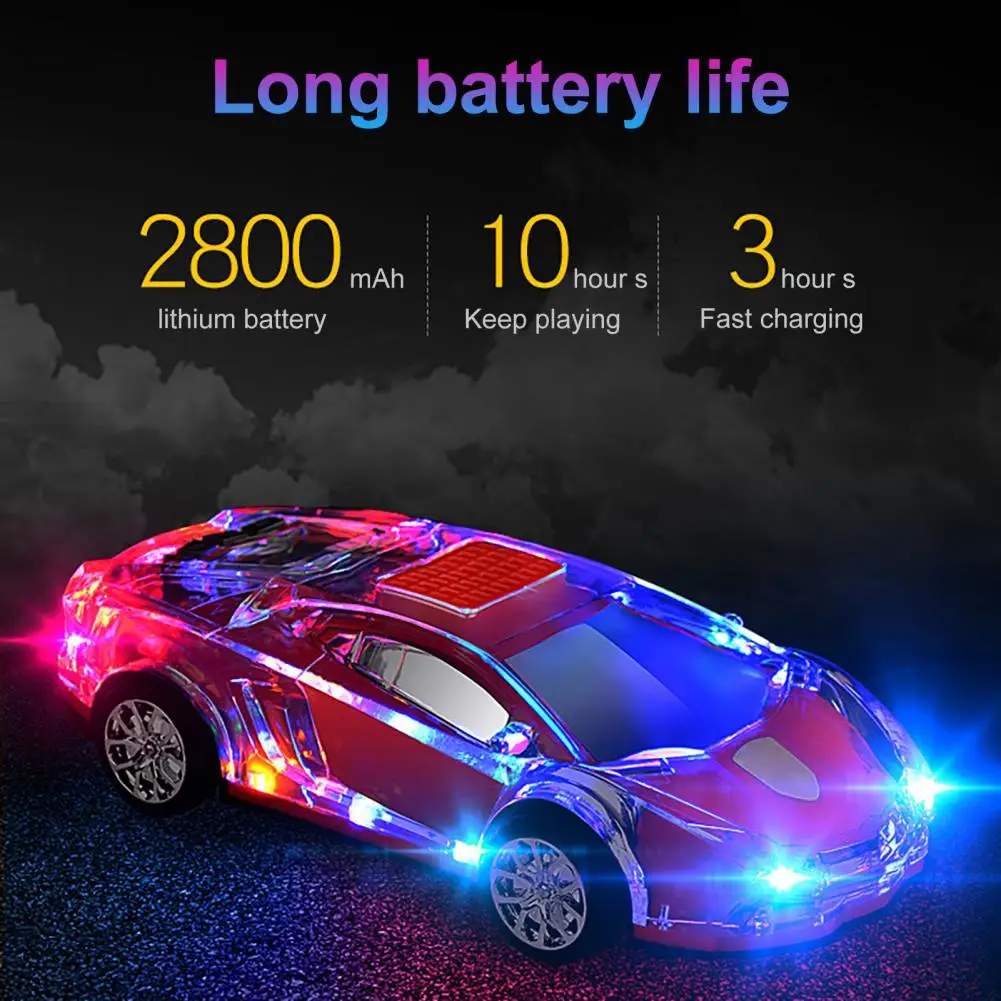 

Wireless Speaker 3D HiFi Sound Box: Model Car Design with Bluetooth4.0, Bass Stable Subwoofer