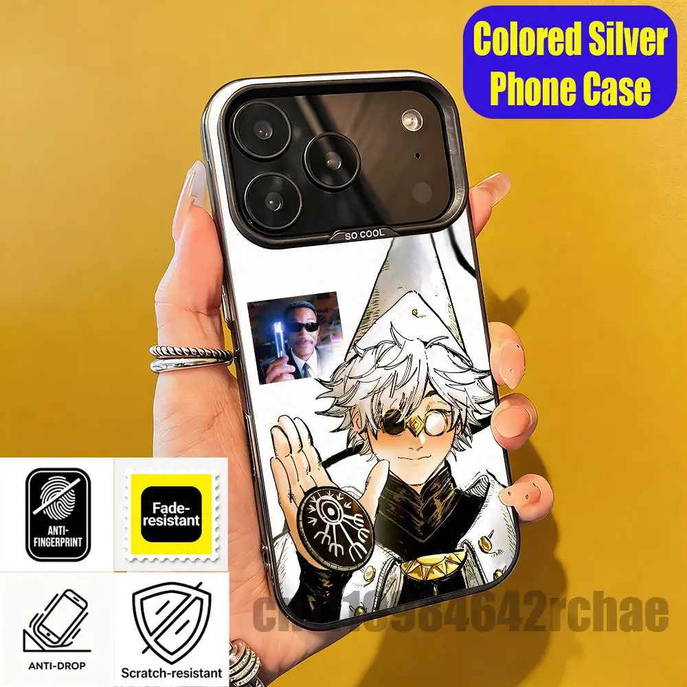 Фото Чехол для телефона Qifrey WHA Witch Hat Atelier для iPhone 14, 16, 12, 15, 13, 17, 11, E, Pro, Max, Plus, Air, Mini, DIY, цвет серебристый, корпус DIY №3