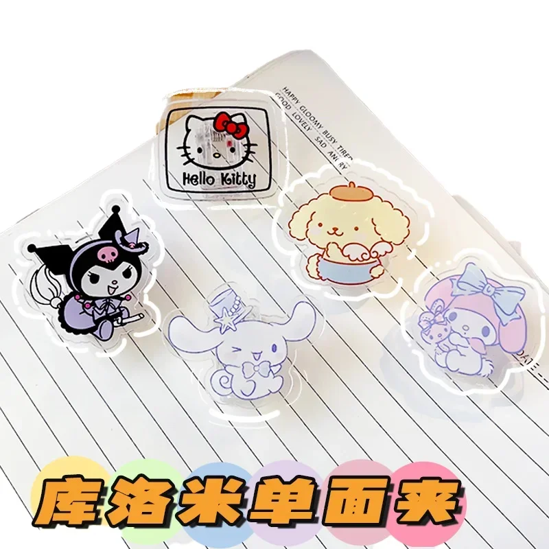 

Charms Pachacco Pp Clip Toy Story Anime Cartoon Cute Three-eyed Folder Kawaii Student Storage Test Paper Long Tail Bill Corner