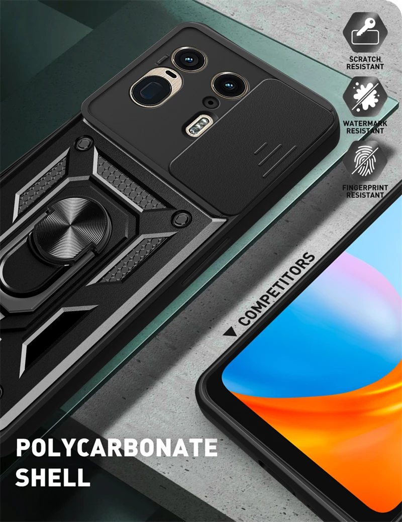 Для Motorola Edge 50 Ultra 5G чехол слайд-линзой бронированные чехлы для телефонов Moto Rola