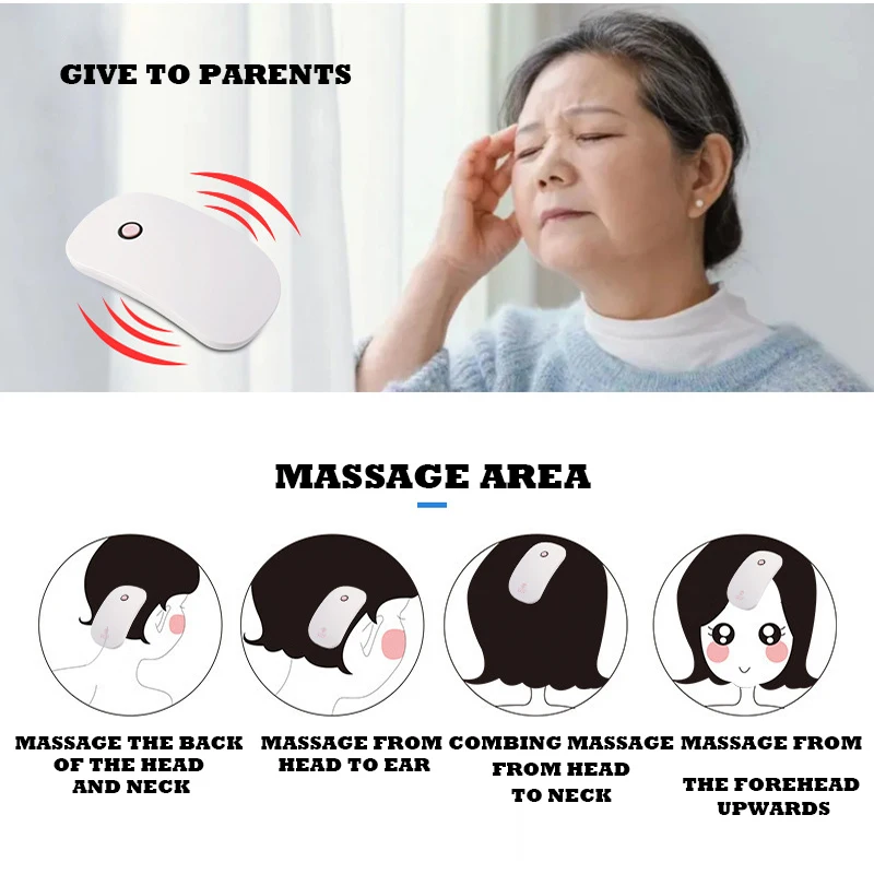 

1pcs Hot Sale Therapeutic Head Scalp Massager Neck Equipment Stress Release Relax Massage Body Massager Tools