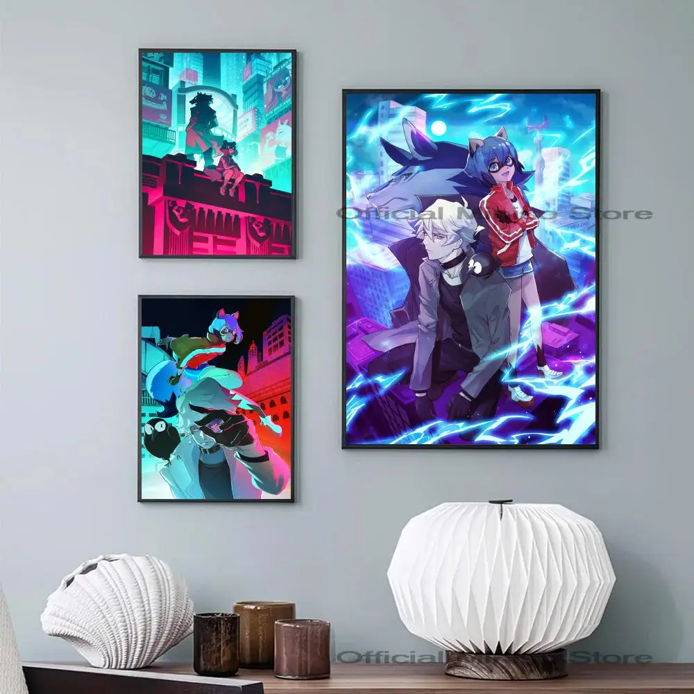 1 шт. новый аниме постер BNA в виде животного самоклеящийся Настенный декор