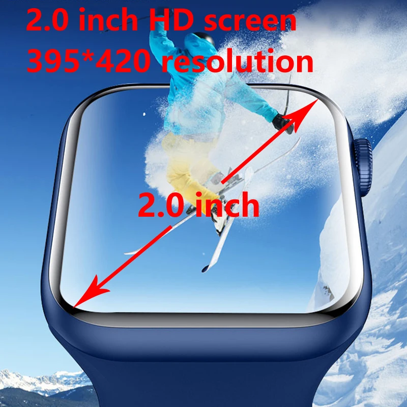 2 Inch IWO X8MAX Smart Watch Men Women Smartwatch 2022 Bluetooth Call Music Multi Language Fitness Tracker Clock For Android IOS