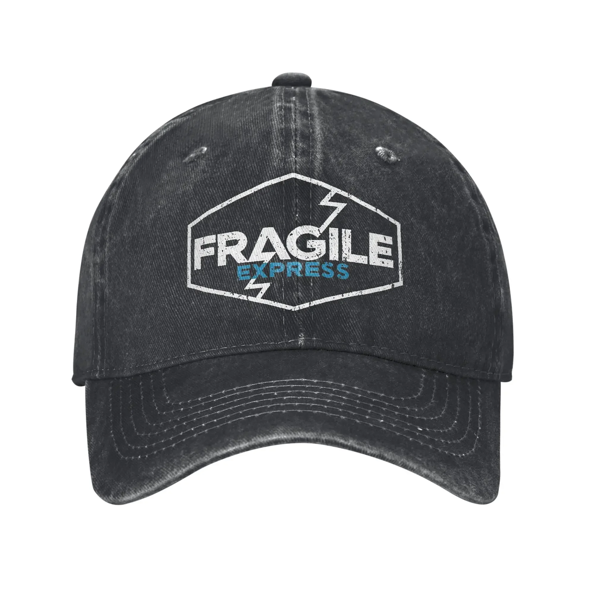 Фото Модная бейсболка Fragile Express Death Stranding, унисекс, потертая джинсовая шляпа Snapback, подарочные шапки для тренировок на открытом воздухе, кепка №1