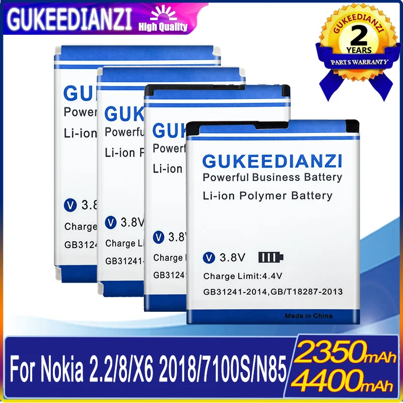 

Аккумулятор для Nokia E66 3120C/X6 2018 6,1 Plus TA-1099/7100S 3600S/N85 N86/2,2 HQ510/8 TA-1004/BL-4U HE342 BL-4S HQ510