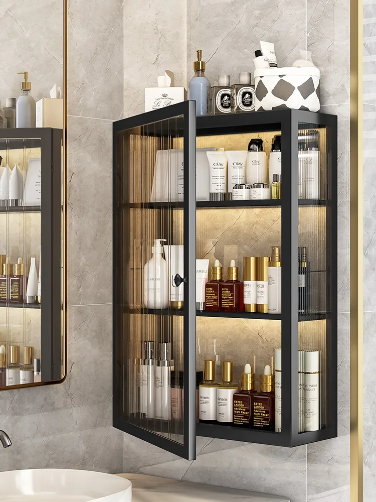 Роскошный немецкий стеллаж для хранения в ванную комнату настенный шкаф