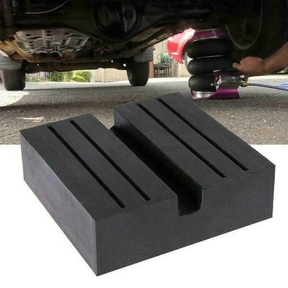 

Jacking Beam Rubber Support Block Universal Scissor Car Lift Pad 70x70x25mm Rubber Booster Block Accessories