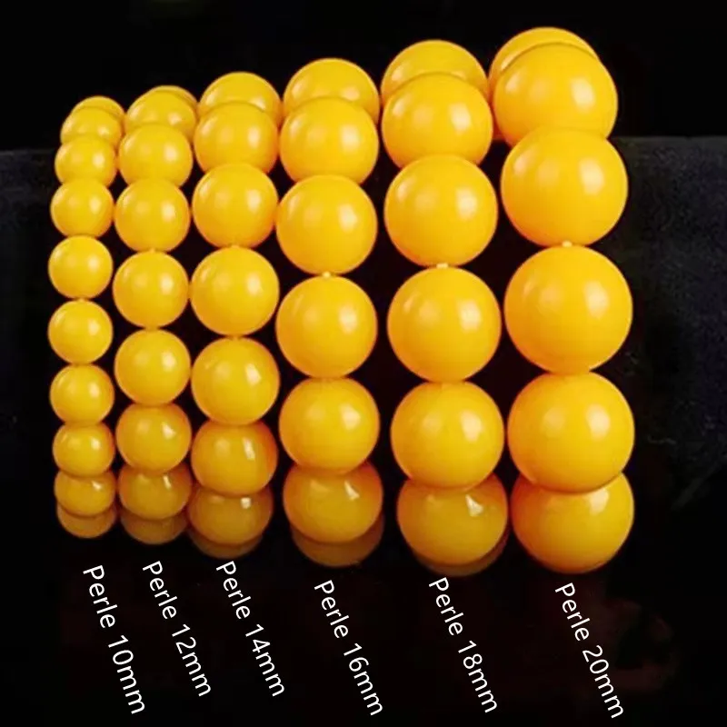 Популярный модный браслет 10-20 мм из Балтийского янтарного пчелиного воска для