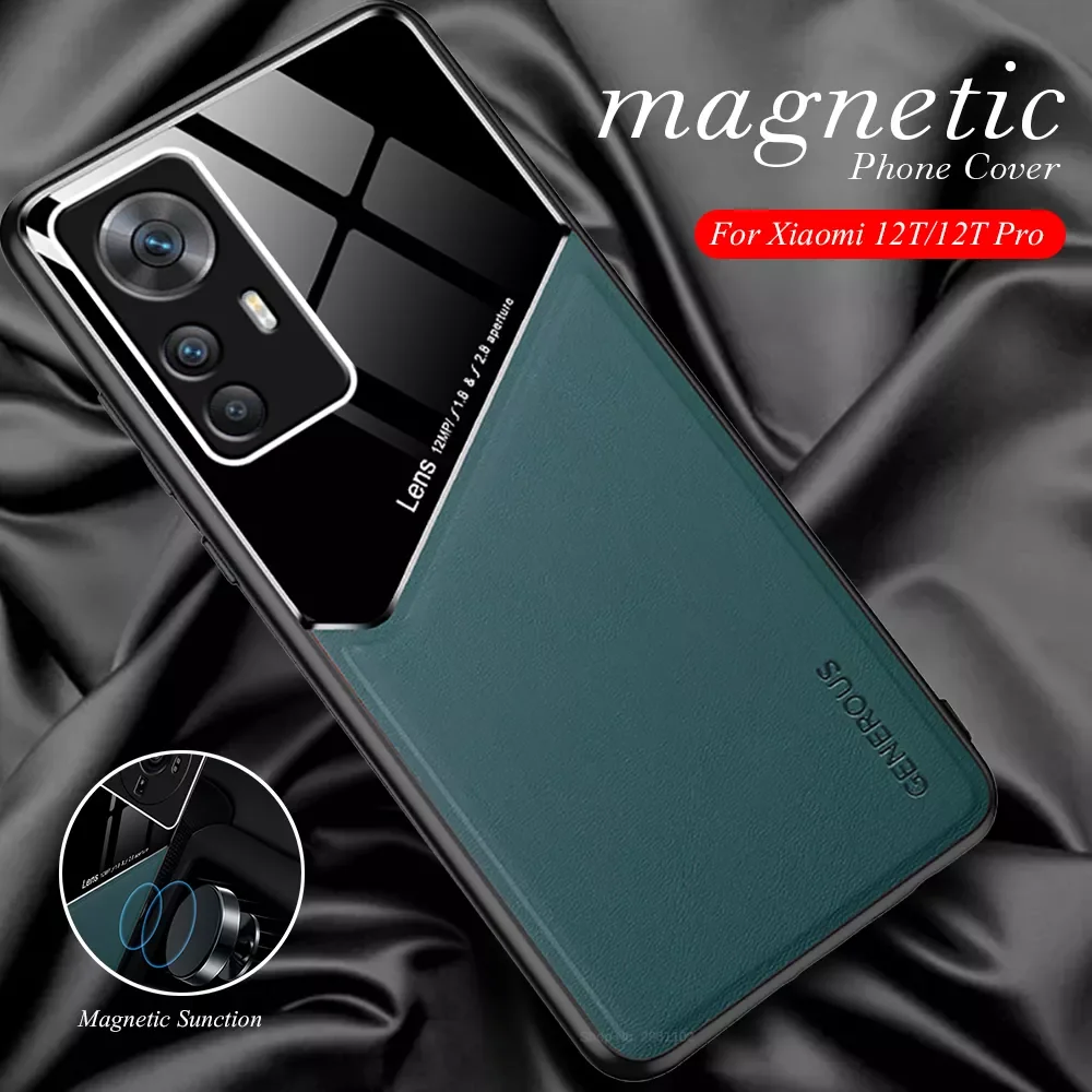 

MI12T Funda For Xiaomi 12T Pro Case Luxury Leather Multifunction Car Magnetic Shockproof Bumper Xiaomi 12 T 12X 12S 12Pro Cover