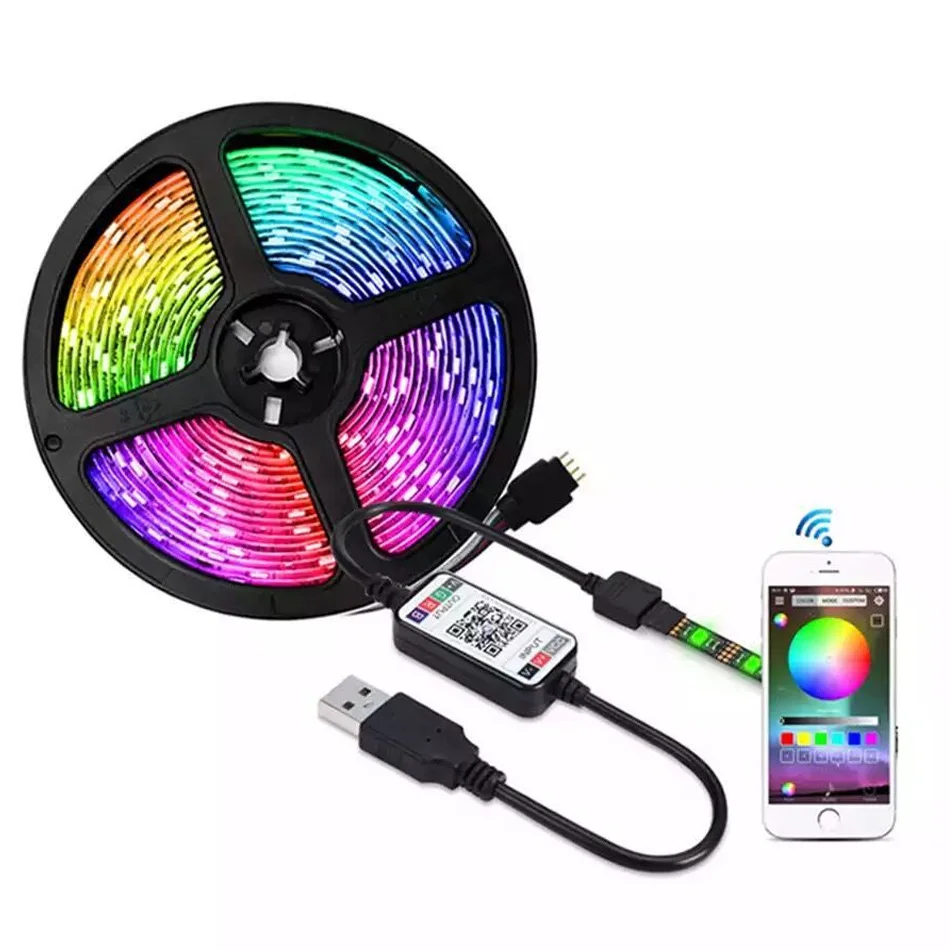 Беспроводной RGB-регулятор света совместисветодиодный с Bluetooth 5 В 12 24 в пост. Тока -