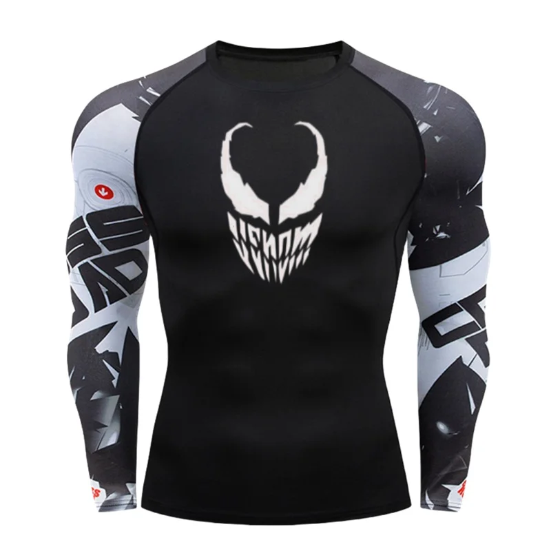 Футболка с принтом MMA Rash Guard для мужчин