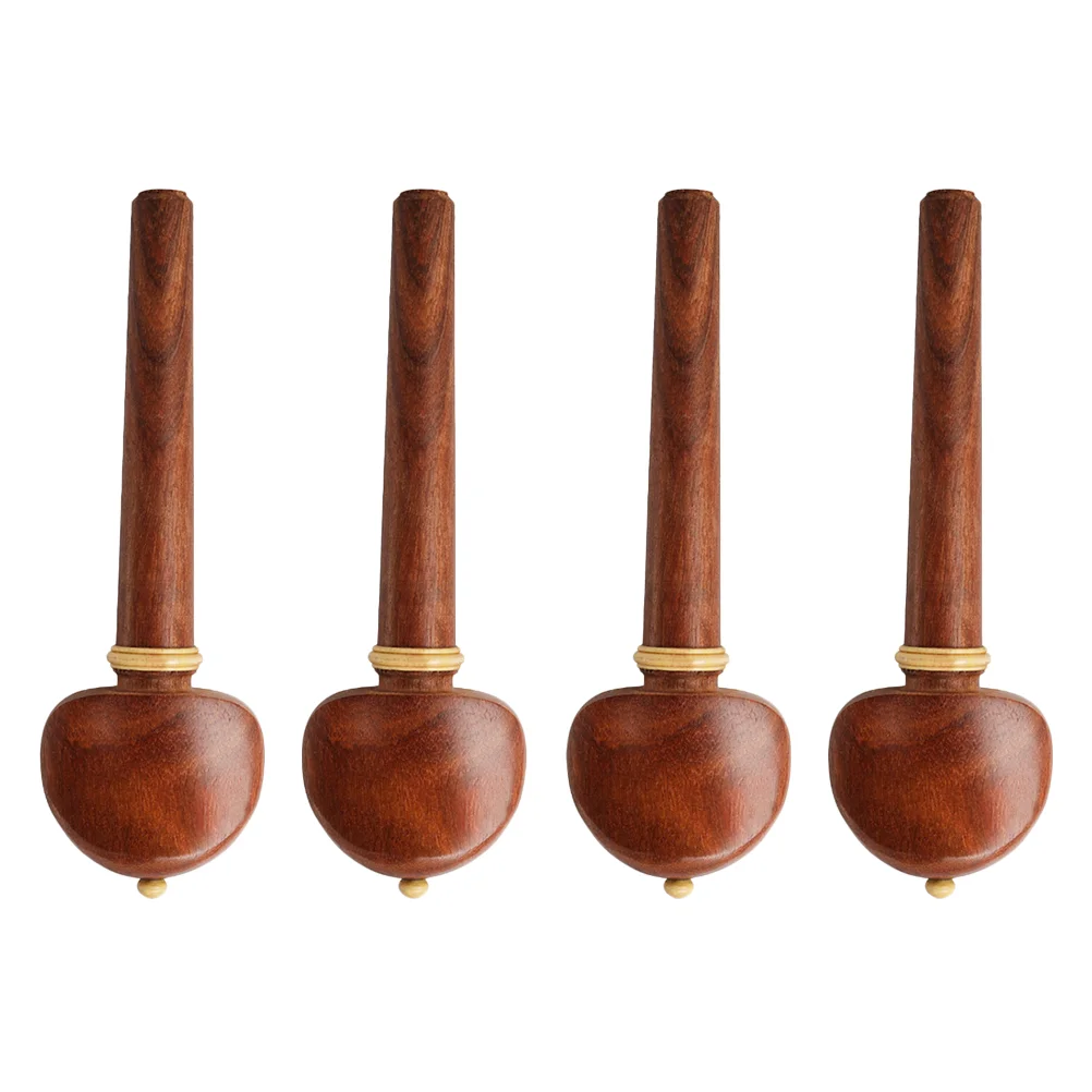 

4pcs Cello Peg Professional Wooden Durable Cello Parts Cello Peg for Musical Instrument