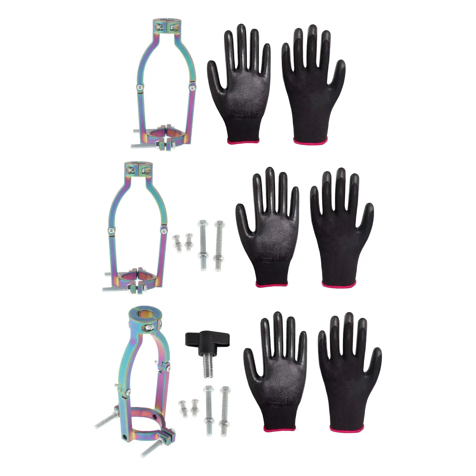 

Mortising Attachment Adjustable with Gloves Removable Square Hole Drill Bit