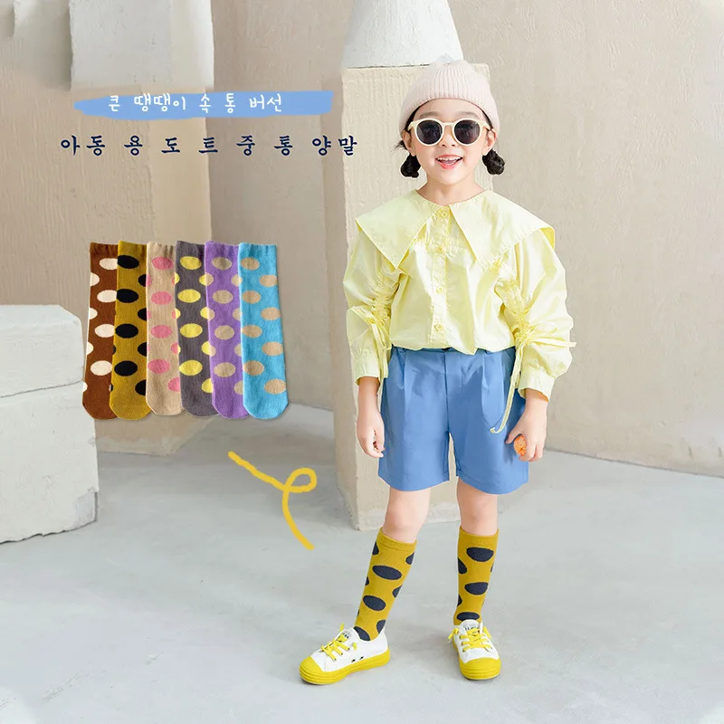 

Женские носки до колен, длинные носки, мягкие хлопковые детские носки в стиле принцессы для детей 1-8 лет, длинные носки