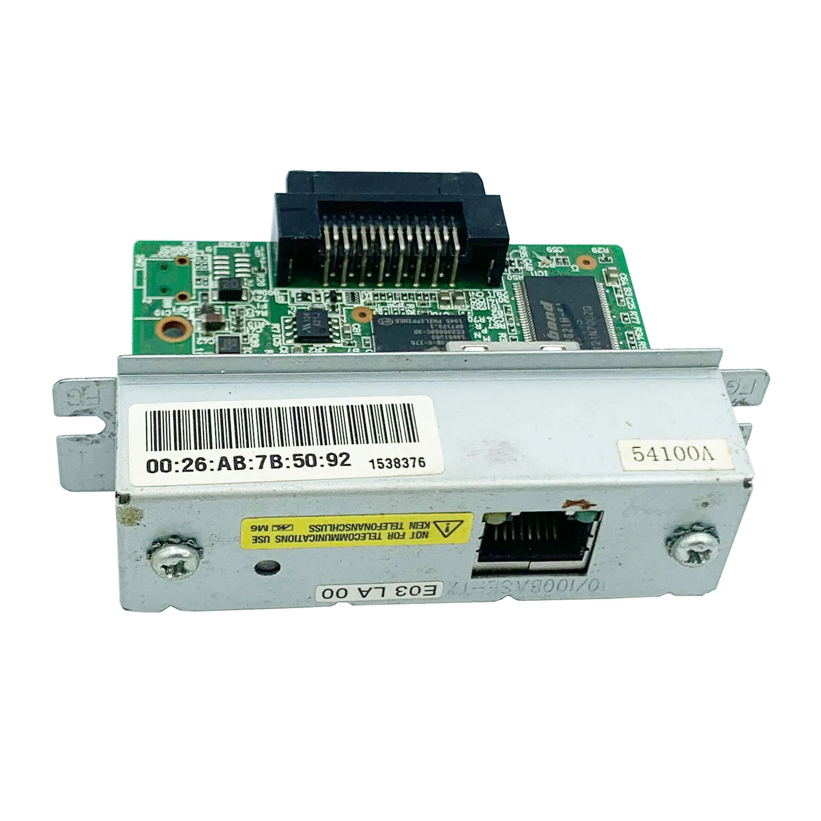 Фото Ethernet-интерфейс для Epson TM U220B 220PB 220PD 220PA TM T81 T82II T88III T88IV T88V T70 T90 T86L UB-E03 UB-E02 C32C824541 №2