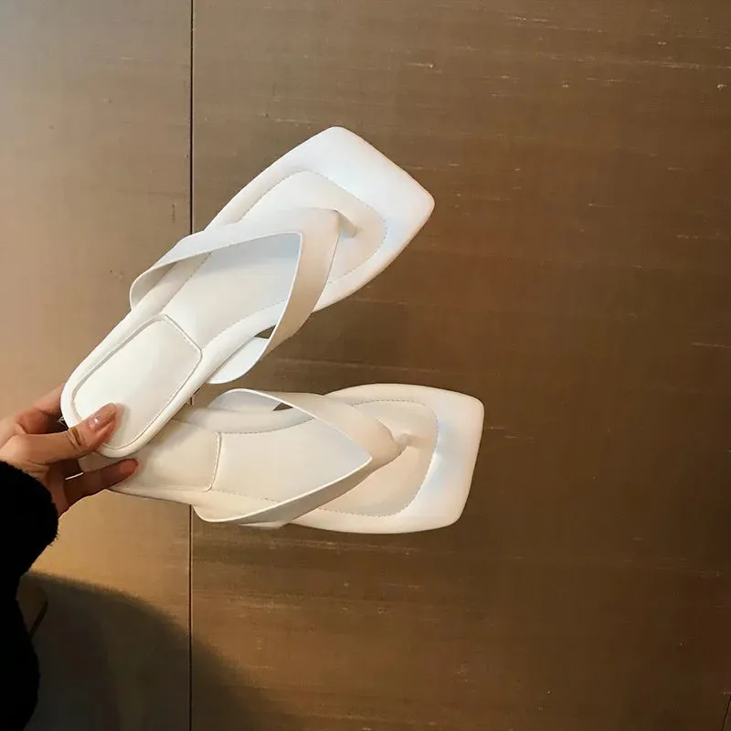 Женские мюли с квадратным носком Goth