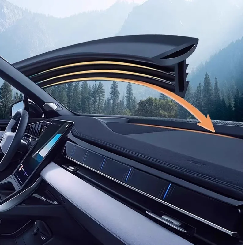 

Для Byd Equation Leopard 5 2025, уплотнительная лента центральной панели управления, шумоподавление, защита от пыли, звукоизоляция зазоров