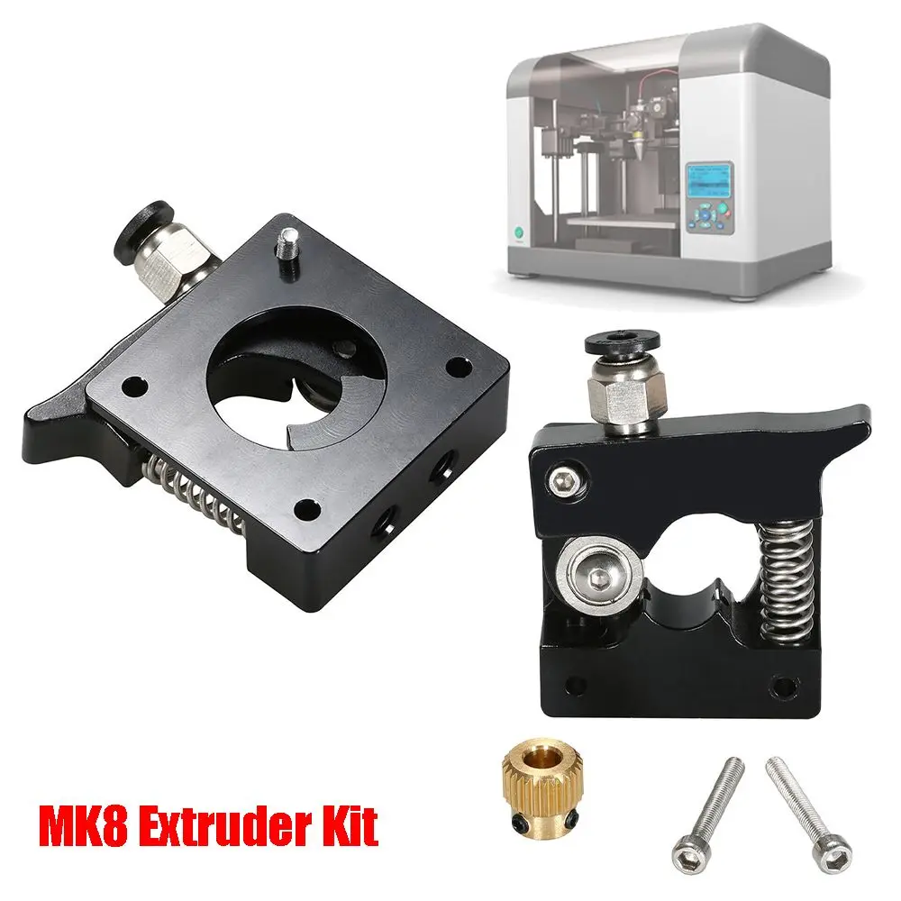 

Aluminum Alloy 3D Printer Accessories Feed Kit Extruder 3D Printer Parts 1.75mm FilamentFor Ender-3 CR-10 ET4