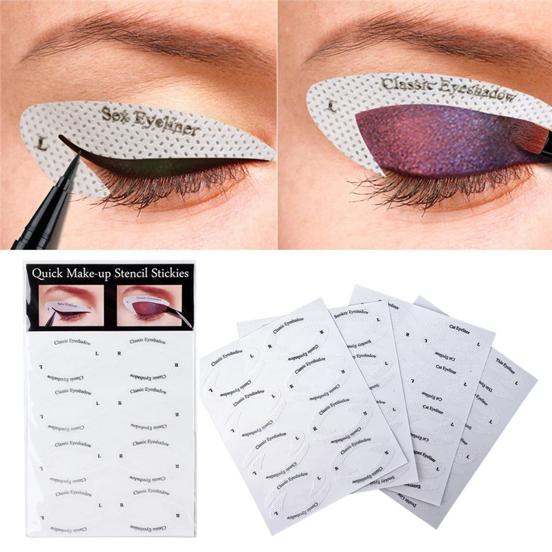 

Multi Eyeshadow, Auxiliary Eye Shadow Template, Sticker, Eye Shadow Lining, Eyelash Isolation Sticker Makeup Accessories Beauty