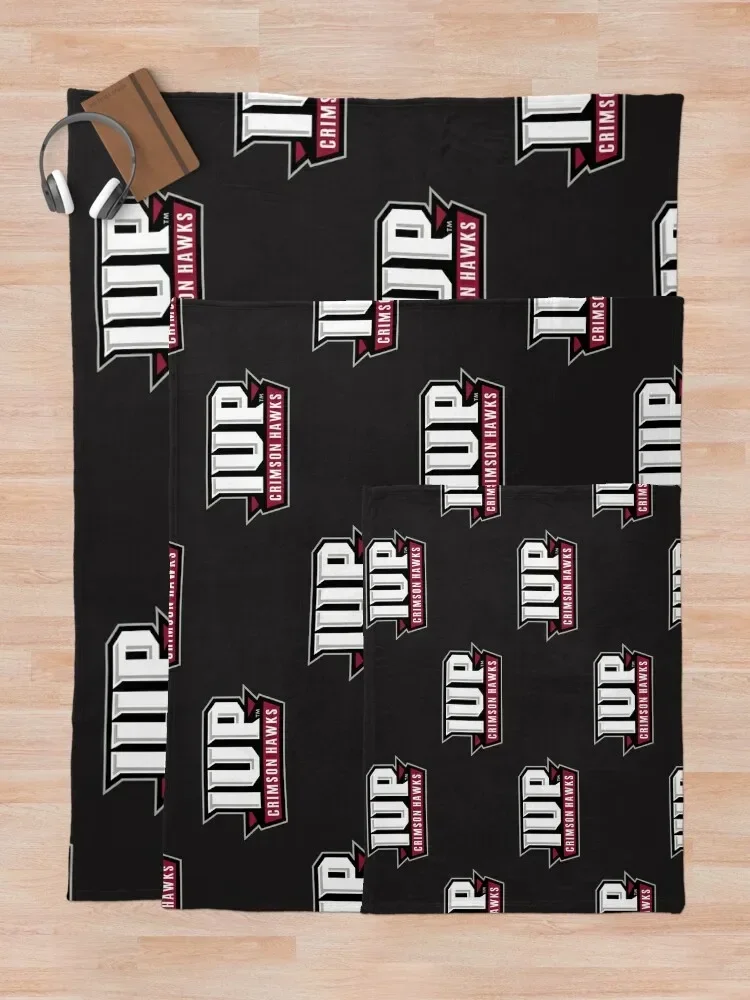 Классическая футболка IUP темно-красного клуба Hawks Роскошное Одеяло искусственное